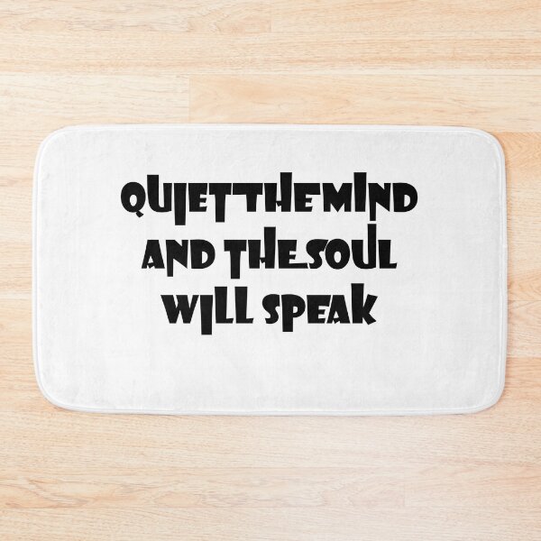 Item preview, Quiet The Mind And The Soul Will Speak designed and sold by LiveItNow.
