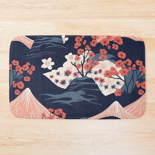 Item preview, Japanese Mountains - Smudge designed and sold by Silkyu.