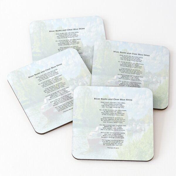 Item preview, River Boats and Clear Blue Skies Poem designed and sold by Pamela Storch.