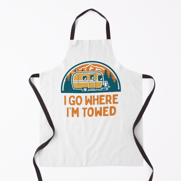 Item preview, Retro Camper Trailer In The Mountains: I Go Where I'm Towed designed and sold by hadleyfoo.