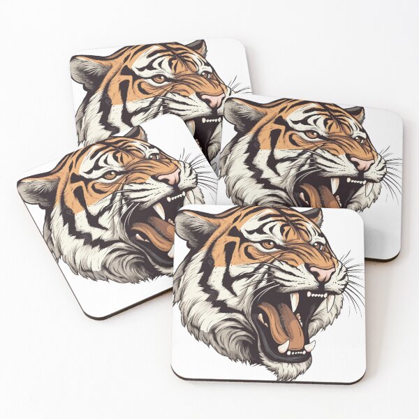 Item preview, Roaring Tiger - Majestic Wildlife Art Print designed and sold by QualityQuest.