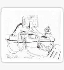 Compter desk Sticker