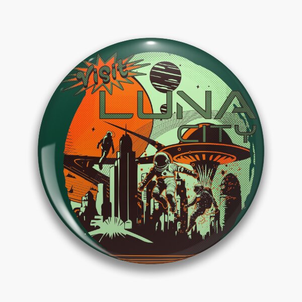 Item preview, Visit Luna City! designed and sold by theWeppen.