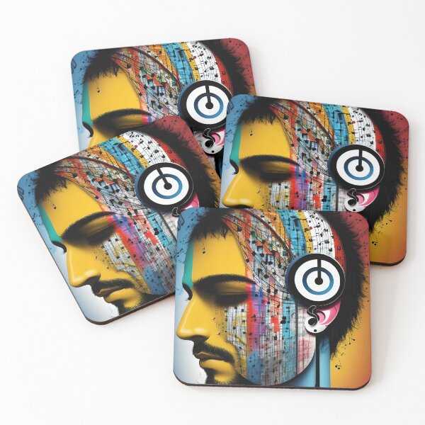 Item preview, Colorful Compositions: Abstract Portrait T-Shirt Harmonizing Personalities designed and sold by artmanikin.