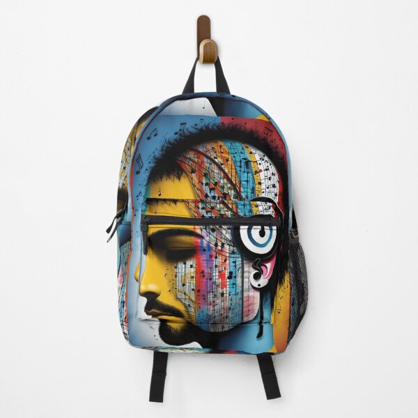 Item preview, Colorful Compositions: Abstract Portrait T-Shirt Harmonizing Personalities designed and sold by artmanikin.