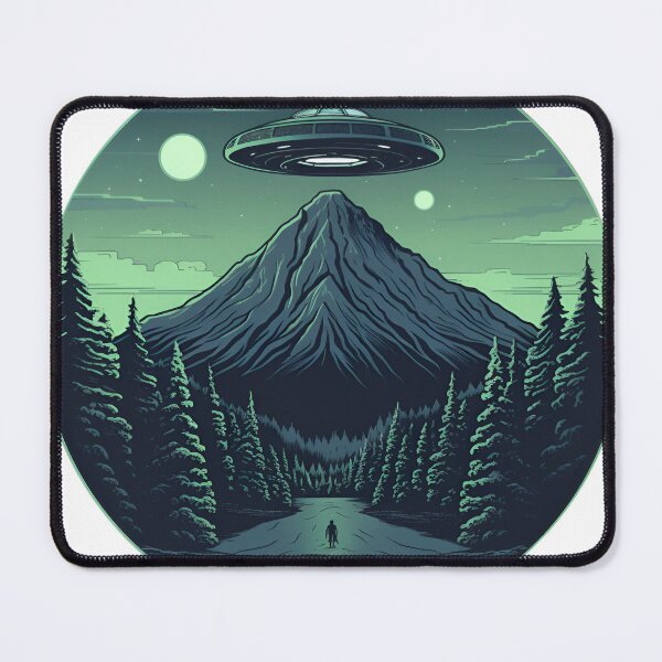 Item preview, UFO Alien Encounter Deep in the Mountains designed and sold by Grant LaCorte.