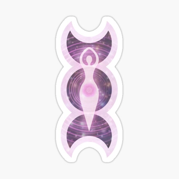 Moon Goddess Symbol Sticker
