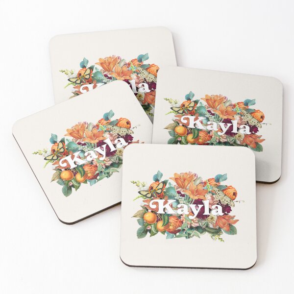 Item preview, Kayla Vintage Flower Name Collage designed and sold by Trish Dish.
