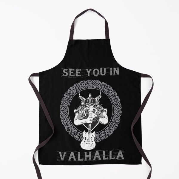 Item preview, Odin plays an electric guitar. Lake U in Valhalla. designed and sold by Artofminds.