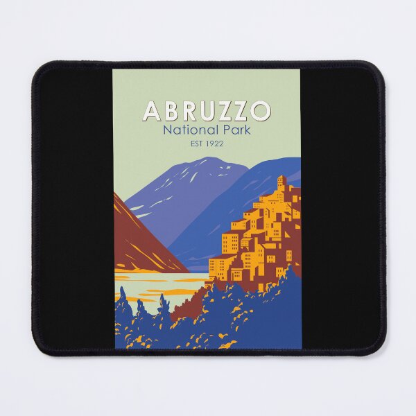 Item preview, Abruzzo National Park Italy Travel Art Vintage designed and sold by KrisSidDesigns.