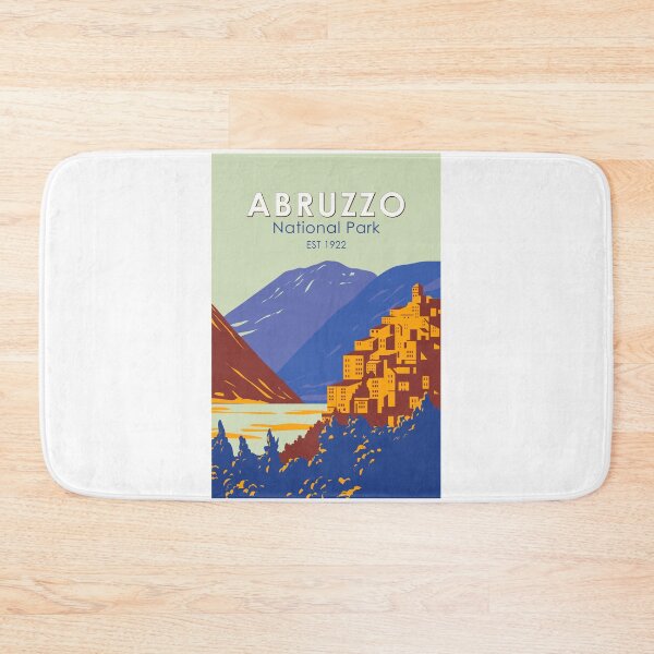 Item preview, Abruzzo National Park Italy Travel Art Vintage designed and sold by KrisSidDesigns.