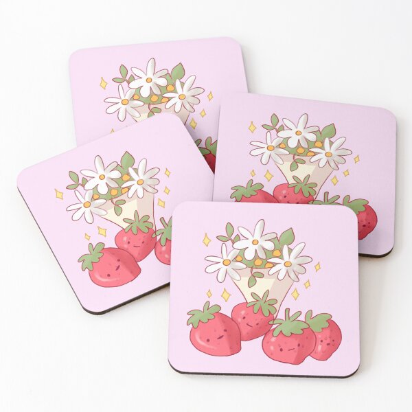 Item preview, Strawberries and flowers  designed and sold by Mayarart.