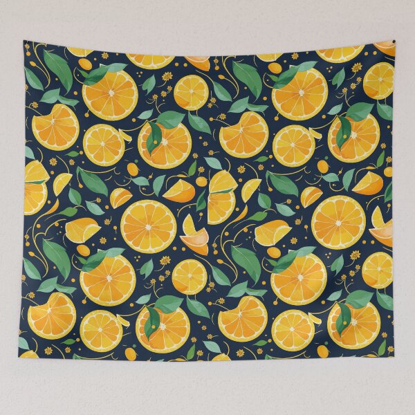 Item preview, Beautiful Orange Fruit Pattern designed and sold by hadleyfoo.