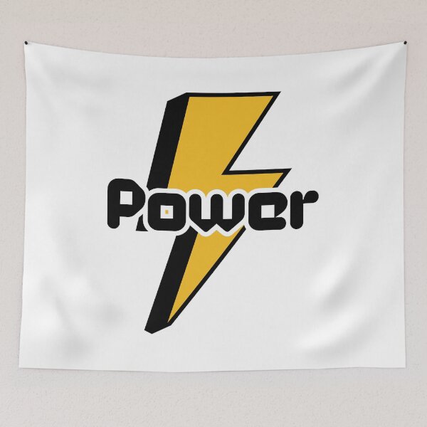 Item preview, Power, yellow lightning bolt.  designed and sold by theunico.