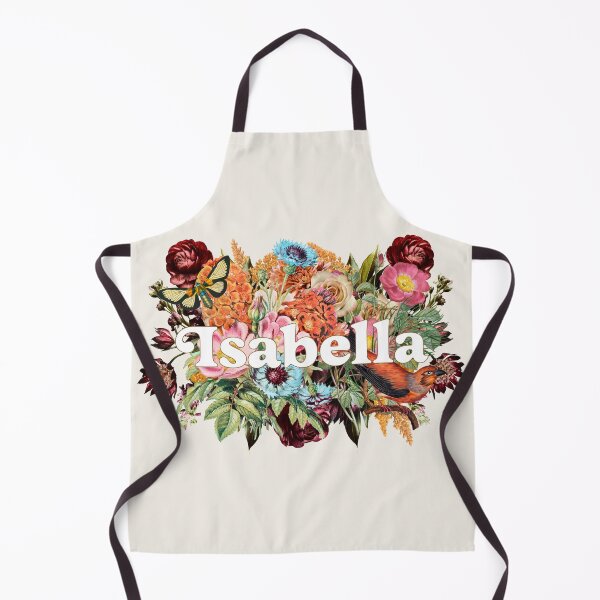 Item preview, Isabella Vintage Flower Name Collage designed and sold by Trish Dish.