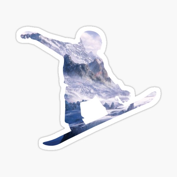 Snowboard  Sticker for Sale by Nuijten