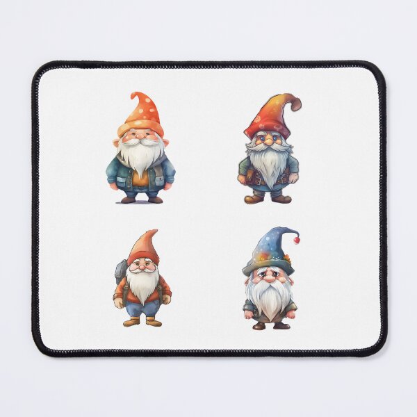 Item preview, Watercolour Gnome (4 pack) designed and sold by PixelPlaza4u.