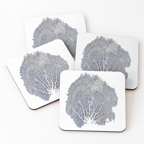 Item preview, Fan coral for light colors blue  designed and sold by Tom Sachse.