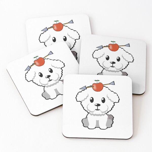 Item preview, Funny Furry Dog has an apple with an arrow through it designed and sold by Pet Station.