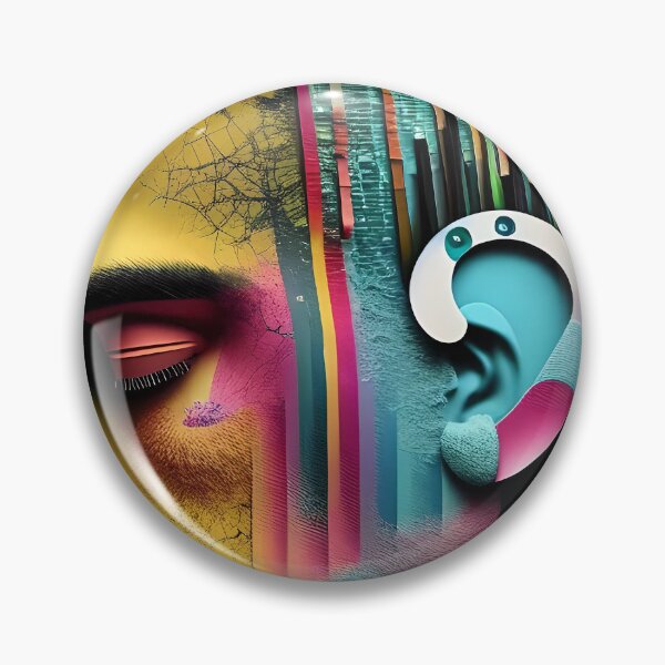 Item preview, Vibrant Notes: Abstract Portrait T-Shirt Conveying Emotions through Music designed and sold by artmanikin.