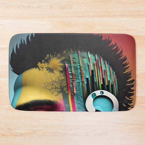 Item preview, Vibrant Notes: Abstract Portrait T-Shirt Conveying Emotions through Music designed and sold by artmanikin.