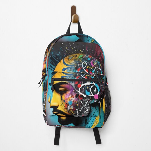 Item preview, Musical Brushstrokes: Abstract Portrait T-Shirt Infusing Personalities with Sound designed and sold by artmanikin.