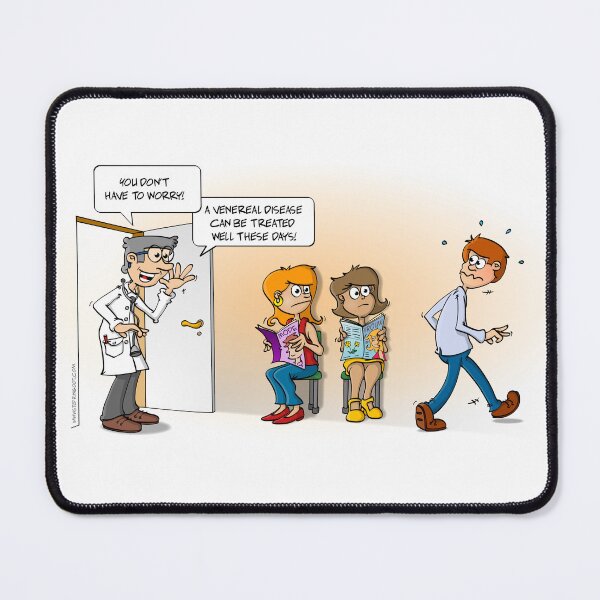 Item preview, Cartoon; A venereal disease is very treatable today designed and sold by Stef Ringoot, cartoons and illustrations.