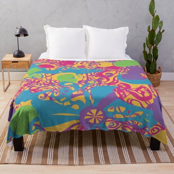 Item preview, Tropical Swirls And Vibrant Blobs: An Abstract Oasis of Color Explosion designed and sold by BuyByButterfly.