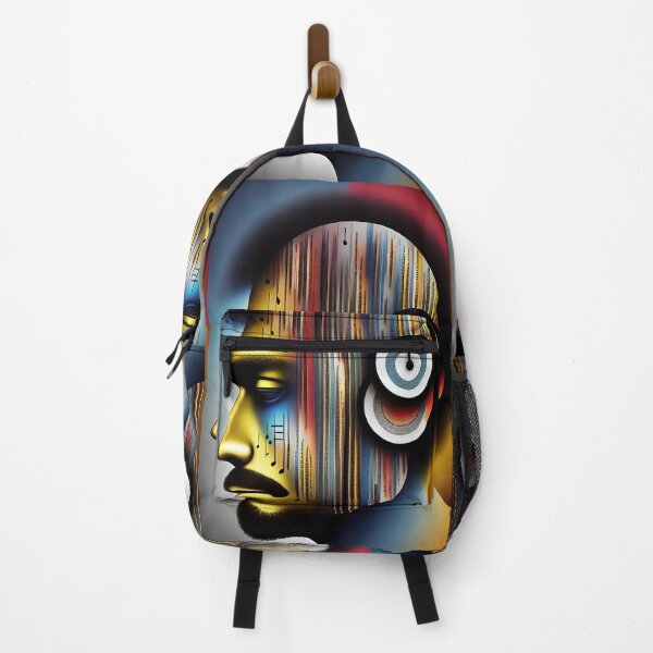 Item preview, Melodic Expressions: Abstract Portrait T-Shirt Unleashing Emotions through Art designed and sold by artmanikin.