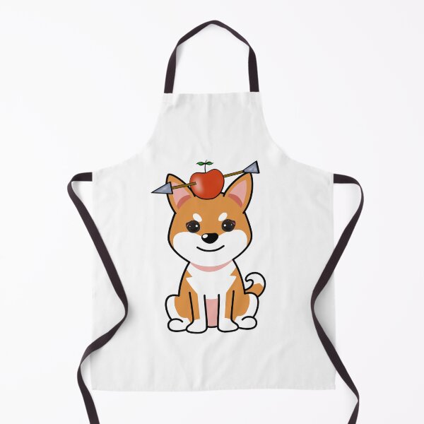 Item preview, Funny Orange Dog has an apple with an arrow through it designed and sold by Pet Station.