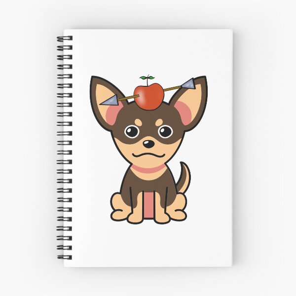 Item preview, Cute Small Dog has an apple with an arrow through it designed and sold by Pet Station.