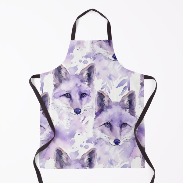 Item preview, Purple Watercolor Foxes designed and sold by MatterToEnergy.