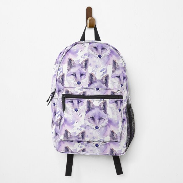 Item preview, Purple Watercolor Foxes designed and sold by MatterToEnergy.