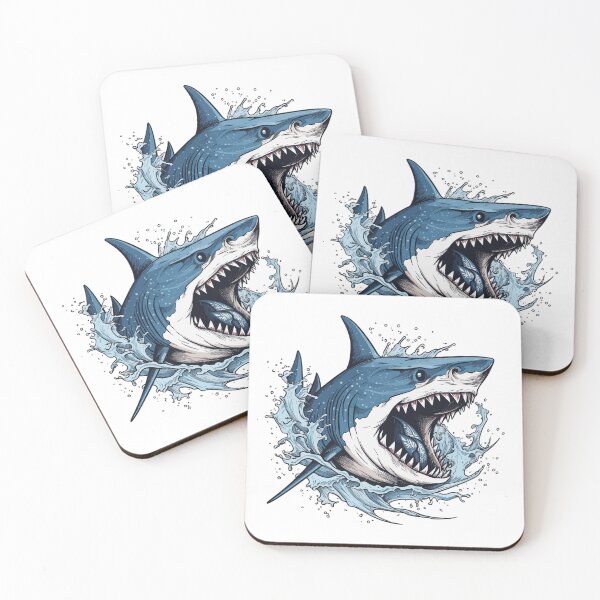 Item preview, Great White Shark designed and sold by SleepySquirrel.