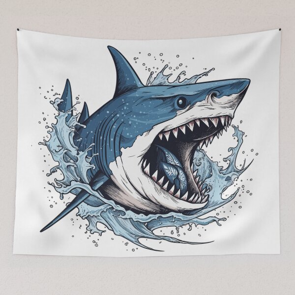 Item preview, Great White Shark designed and sold by SleepySquirrel.