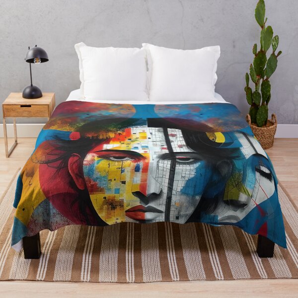 Item preview, Sonic Artistry: Abstract Portrait T-Shirt Blending Music and Visuals in Harmony designed and sold by artmanikin.