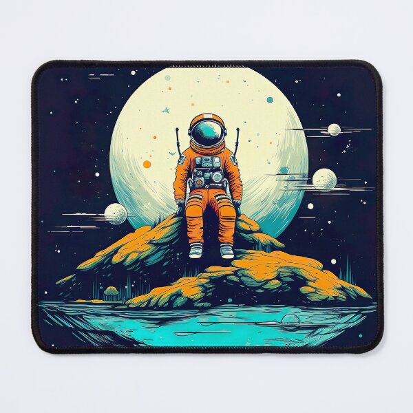 Item preview, Lone Astronaut Artwork designed and sold by unknown-places.