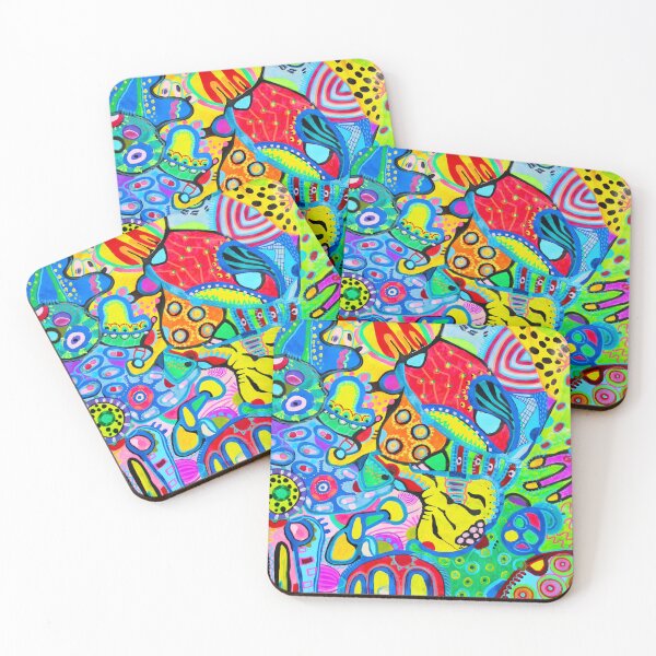 Item preview, 527. Fun Joy Colors Inspiaration Abstract Vibrant Doodles designed and sold by Veera Zukova.
