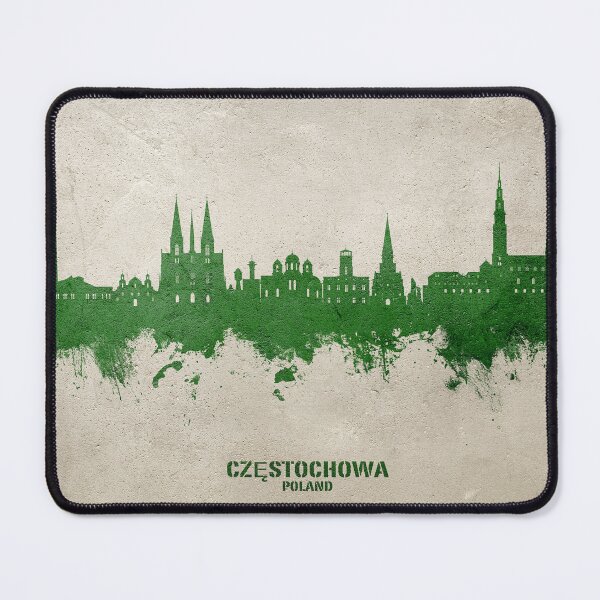 Item preview, Czestochowa Poland Skyline designed and sold by ArtPrints.