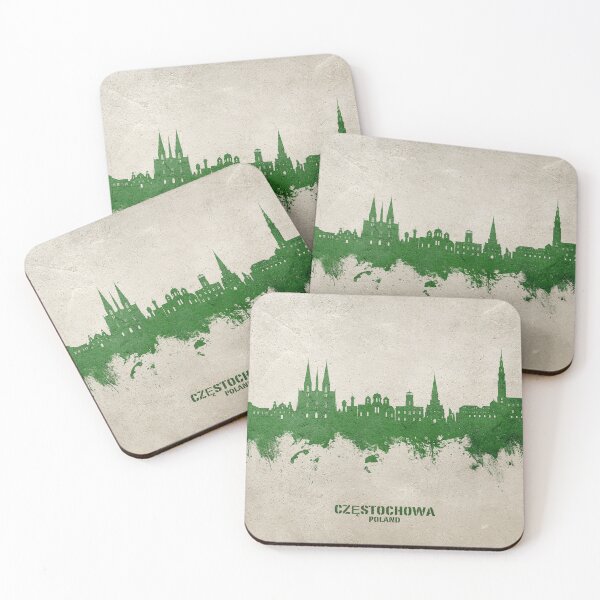 Item preview, Czestochowa Poland Skyline designed and sold by ArtPrints.