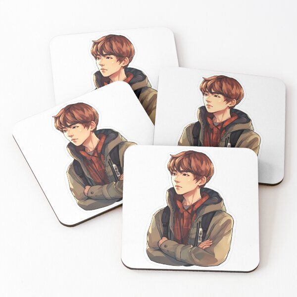 Aperçu de l'œuvre J-Hope BTS Pose dynamique Sticker créée et vendue par justredbubble1.