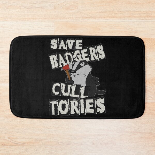 Item preview, SAVE BADGERS CULL TORIES designed and sold by Paparaw.