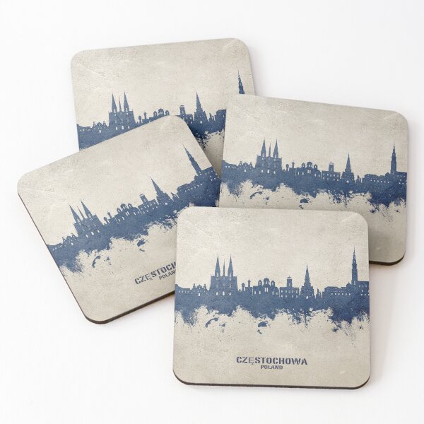 Item preview, Czestochowa Poland Skyline designed and sold by ArtPrints.