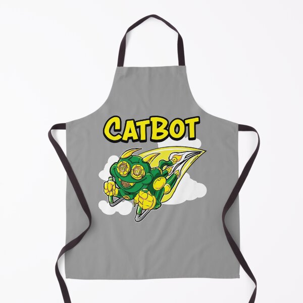 Item preview, Cat Bot rocketing through the sky designed and sold by eShirtLabs.