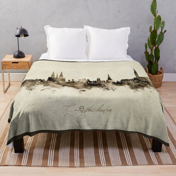 Item preview, Czestochowa Poland Skyline designed and sold by ArtPrints.