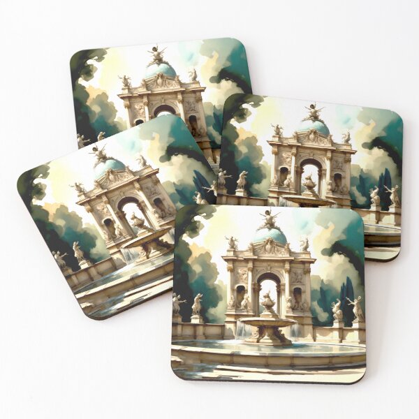 Item preview, Imaginary fountain in a Parisian garden designed and sold by Armajay.