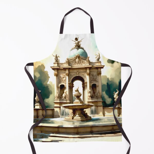 Item preview, Imaginary fountain in a Parisian garden designed and sold by Armajay.