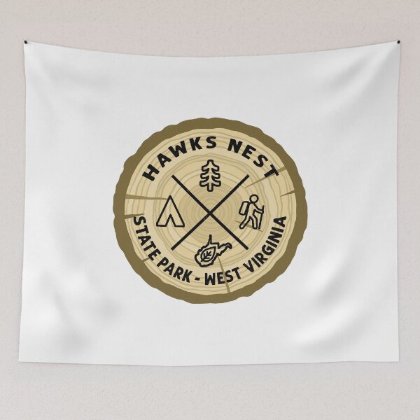 Item preview, Hawks Nest State Park West Virginia Log Slice designed and sold by VanyaKar.