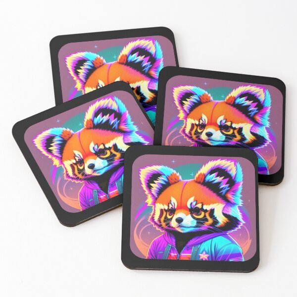 Item preview, Retro Red Panda in a Jacket designed and sold by MxA19.