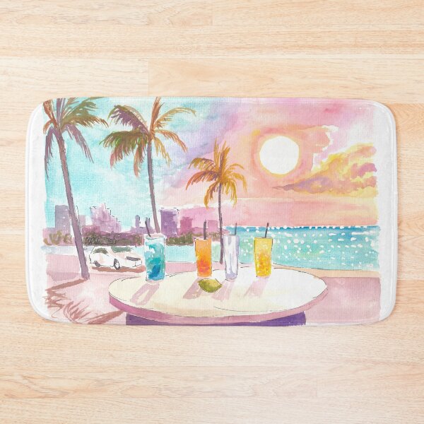 Item preview, Feeling the Soft Breeze in Miami Beach with Cocktails designed and sold by artshop77.